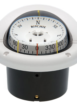 Ritchie HF-743W Helmsman Compass - Flush Mount - White [HF-743W]
