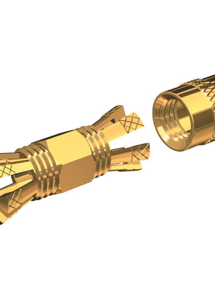 Shakespeare PL-258-CP-G Gold Splice Connector For RG-8X or RG-58/AU Coax. [PL-258-CP-G]