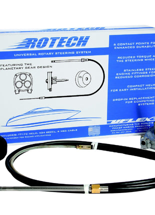 UFlex Rotech 8' Rotary Steering Package - Cable, Bezel, Helm [ROTECH08FC]