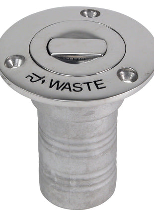 Whitecap Bluewater Push Up Deck Fill - 1-1/2" Hose - Waste [6996CBLUE]