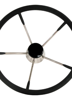 Whitecap Destroyer Steering Wheel - Black Foam, 15" Diameter [S-9004B]