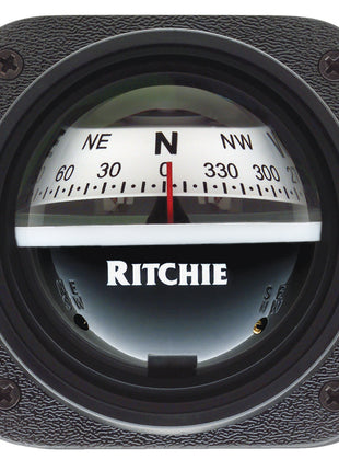 Ritchie V-537W Explorer Compass - Bulkhead Mount - White Dial [V-537W]