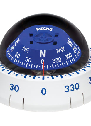 Ritchie XP-99W Kayaker Compass - Surface Mount - White [XP-99W]