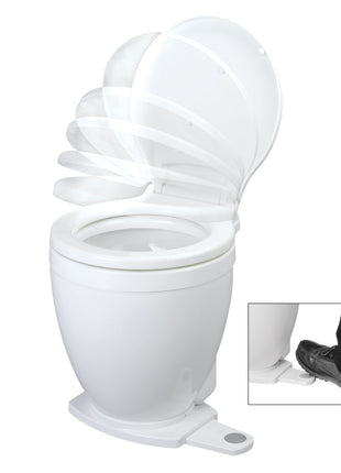 Jabsco Lite Flush Electric 12V Toilet w/Footswitch [58500-0012]