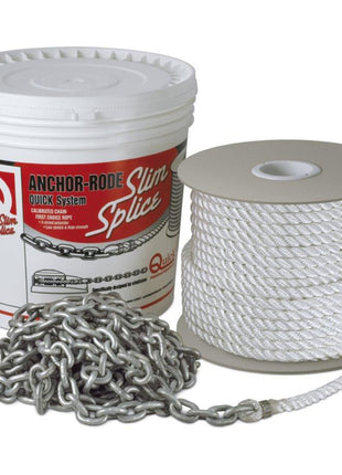Quick Anchor Rode 30' of 8mm Chain 170' of 1/2" Rope [FVC08031231CA00]