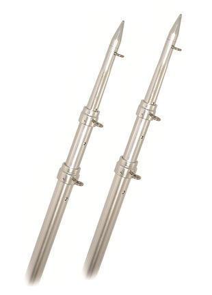 Rupp Top Gun Telescoping Outrigger Poles - Aluminum/Silver - 18' [A0-1800-TEL]
