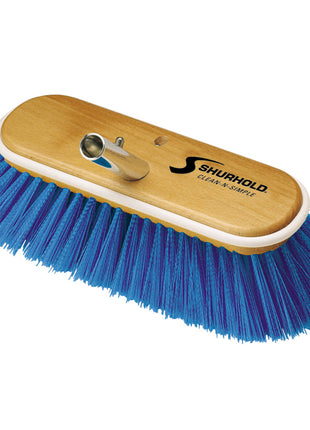 Shurhold 10" Extra-Soft Deck Brush - Blue Nylon Bristles [975]