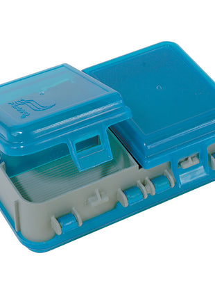 Plano Double-Sided Adjustable Tackle Organizer Small - Silver/Blue [171301]