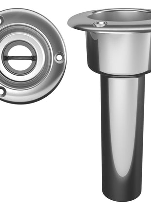 Mate Series Stainless Steel 0 Rod  Cup Holder - Open - Round Top [C1000ND]