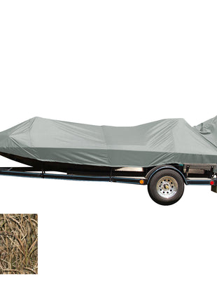 Carver Performance Poly-Guard Styled-to-Fit Boat Cover f/16.5 Jon Style Bass Boats - Shadow Grass [77816C-SG]