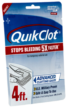 QuikClot Advanced Clotting Gauze - 3" x 4 [5020-0026]