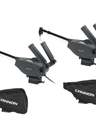 Cannon Optimum 10 BT Electric Downrigger 2-Pack w/Black Covers [1902335X2/COVERS]