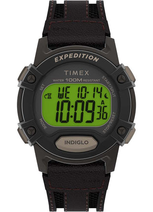 Timex Expedition Cat 5 - Brown Resin Case - Brown/Black Band [TW4B24500]