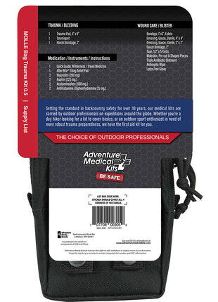 Adventure Medical MOLLE Trauma Kit .5 - Black [2064-0301]