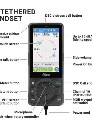 Vesper Cortex V1 - VHF Radio w/SOTDMA SmartAIS  Remote Vessel Monitoring - Only Works in North America [010-02814-00]