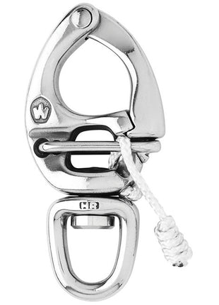 Wichard HR Quick Release Snap Shackle With Swivel Eye - 80mm Length - 3-5/32" [02674]