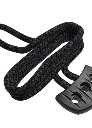 Snubber - Black Snubber Pull With Rope - Tar Black [S61390]